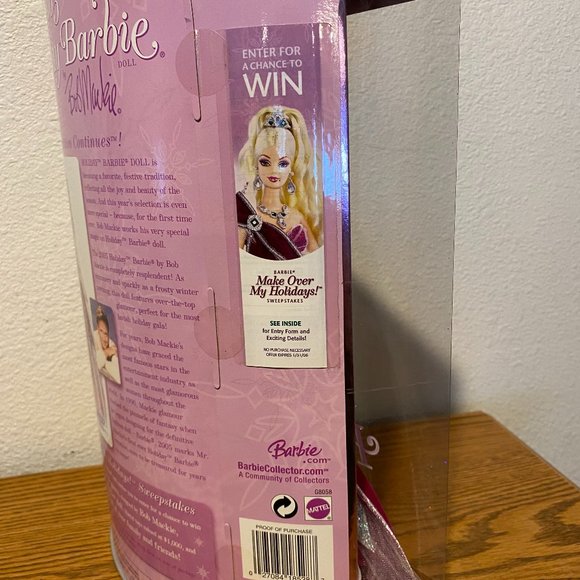 Vintage "2005" Bob Mackie Holiday Barbie - Picture 4 of 11